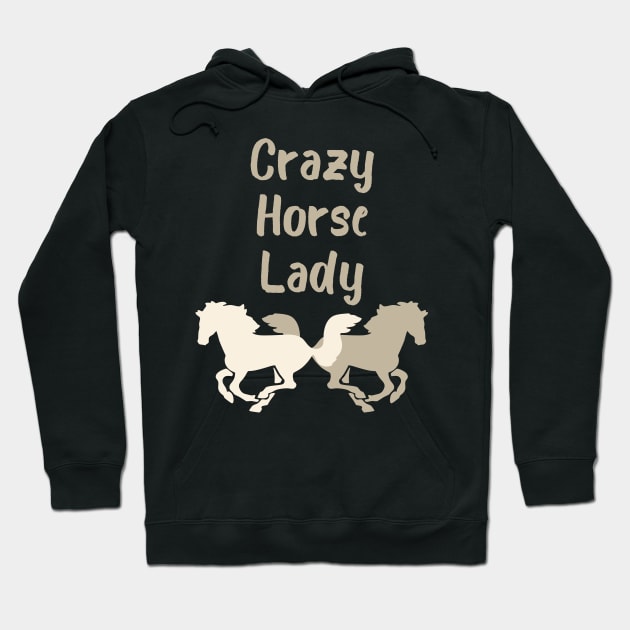 Crazy Horse Lady Hoodie by evisionarts